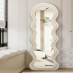 160*60cm Wavey floor mirror
