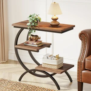 C-Shaped end table