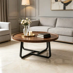 19.7" Minimalist Round Table